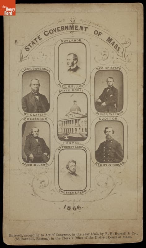 Massachusetts State Government Officials, 1866