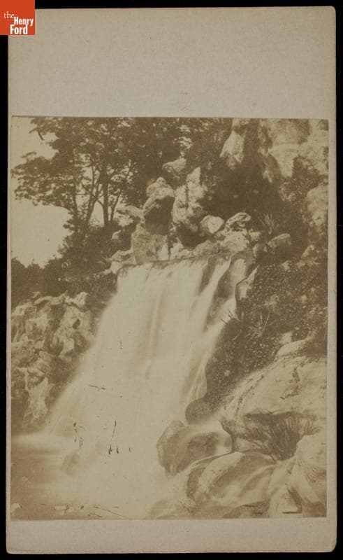 The Grande Cascade of the Bois de Boulogne, Paris, France, 1860-1890
