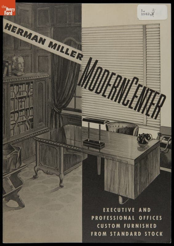Catalog for Herman Miller Furniture, "Herman Miller Modern Center Executive and Professional Offices," 1942