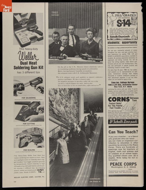 Recruiting Advertisement for the Peace Corps, "Can You Teach?," 1963