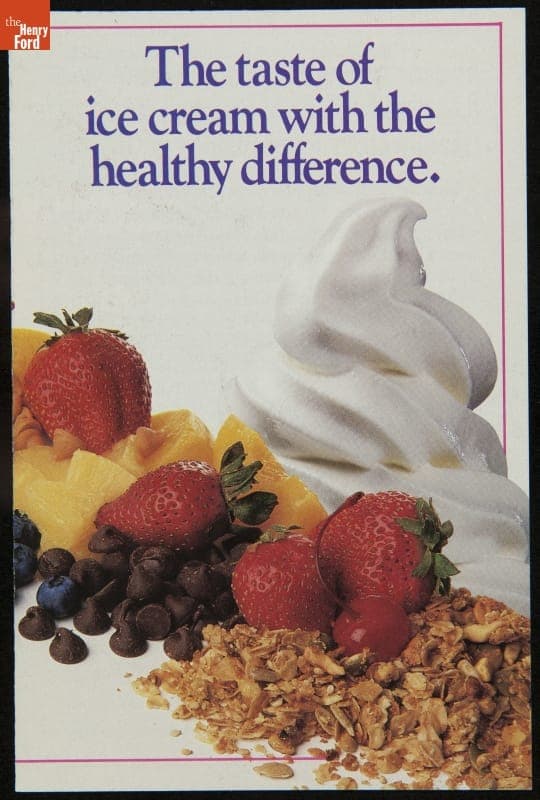 Advertising Brochure for Colombo Lowfat Frozen Yogurt, 1988