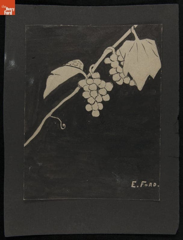 Artwork by Edsel Ford, circa 1909