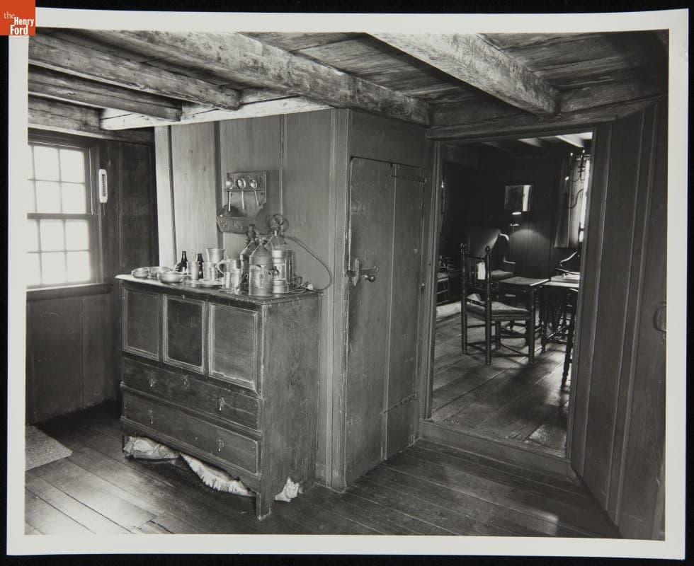 Daggett Farm House at Its Earlier Site, Union, Connecticut, 1977