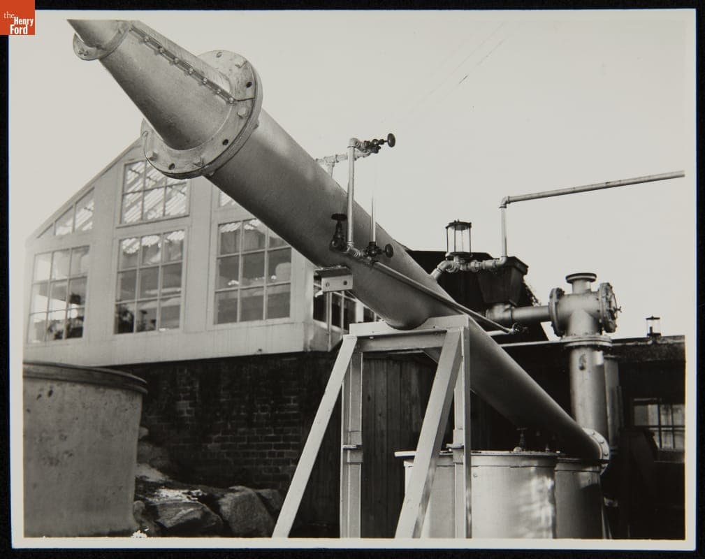 Greenhouse and Pipeline of the Soybean Laboratory in Greenfield Village, 1930