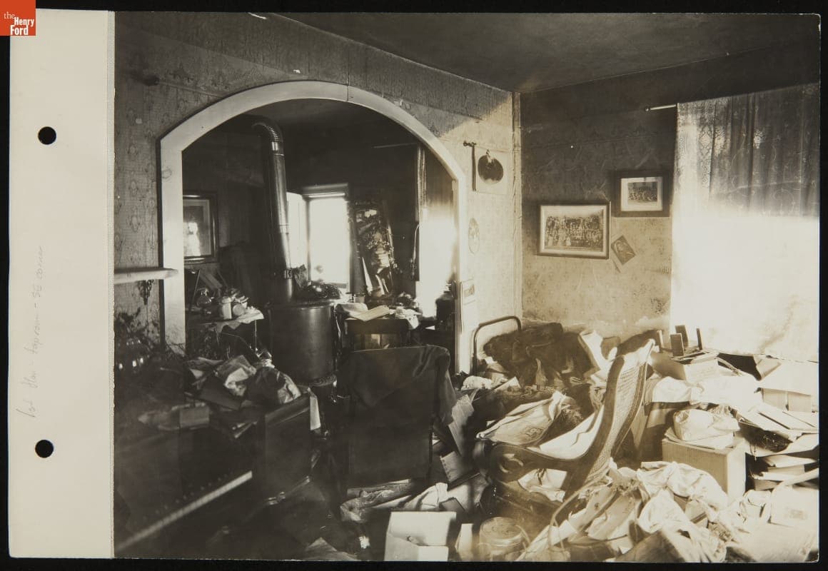 Interior of Eagle Tavern, Clinton, Michigan, September 1, 1925