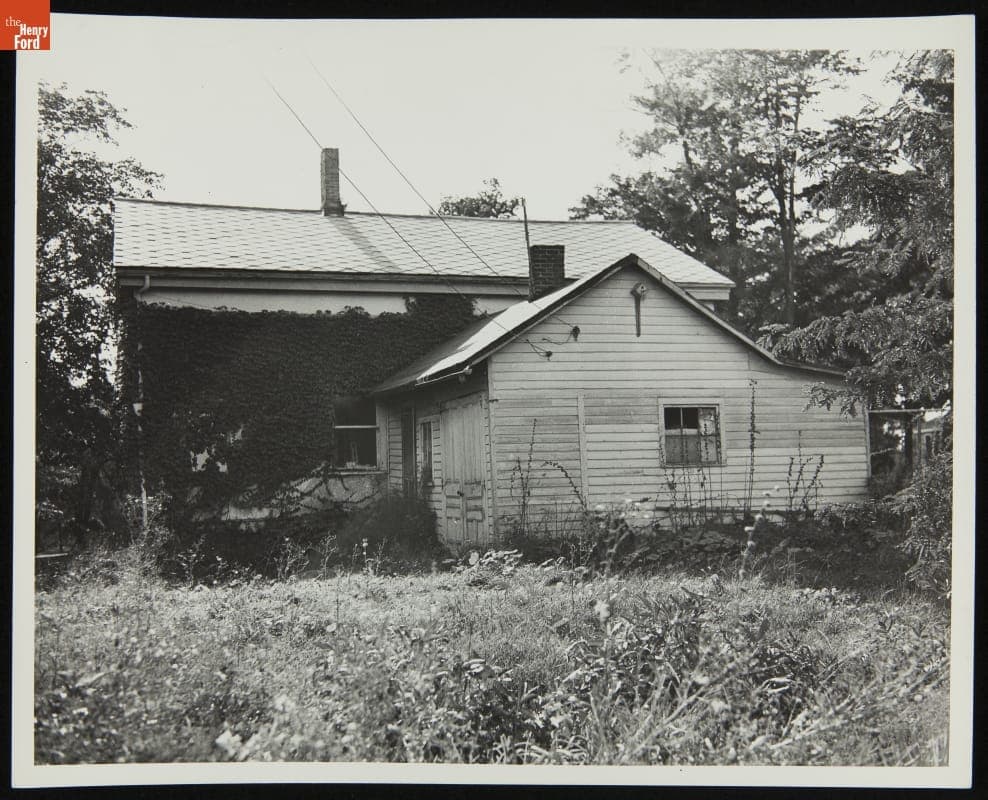 Rear View of the Adams Family Home in Saline, Michigan, September 20, 1937
