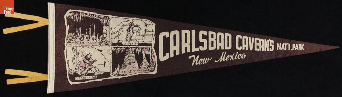 Pennant, "Carlsbad Caverns Nat'l Park, New Mexico," 1940-1965