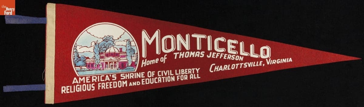 Pennant, "Monticello," 1940-1965