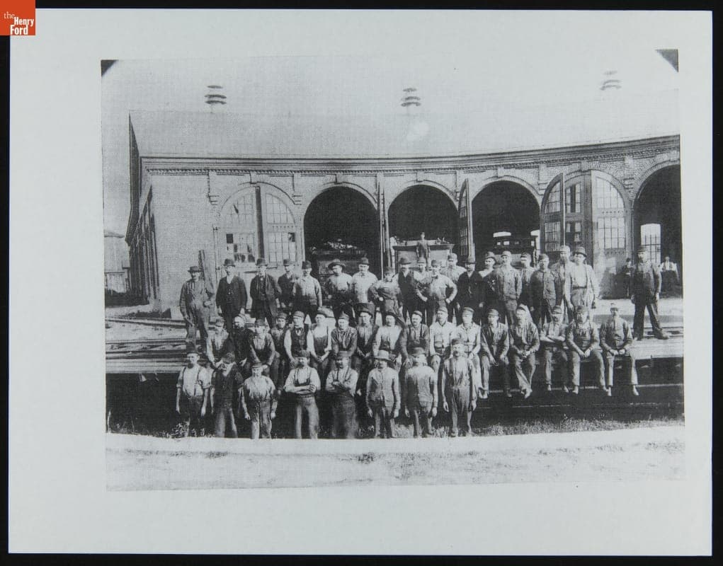 Detroit, Toledo & Milwaukee Roundhouse in Marshall, Michigan, 1884-1913