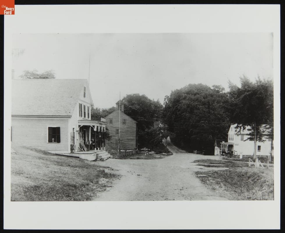 Eastford, Connecticut, Looking East, Jackson and Sumner Store on Left, 1905-1925