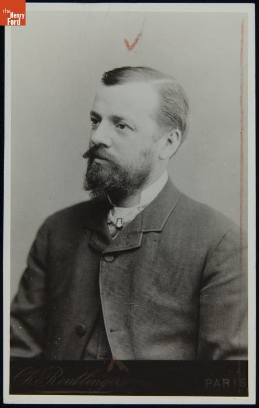 Portrait of Charles Batchelor, circa 1865