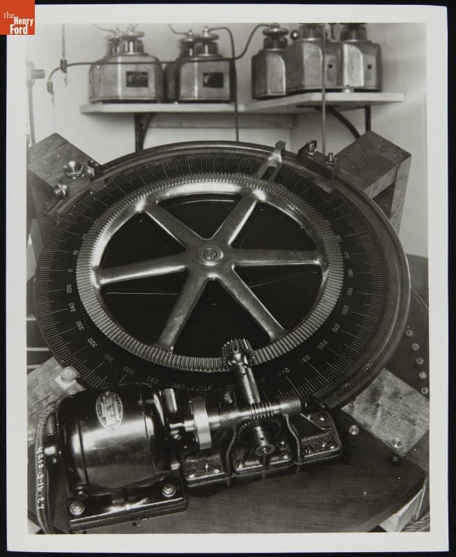 Equipment Inside the Radio Beacon Station Building at Ford Airport, March 16, 1927