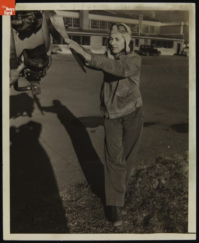 Flight Instructor Barbara Kibbee, Civilian Pilot Training Program, November 21, 1939