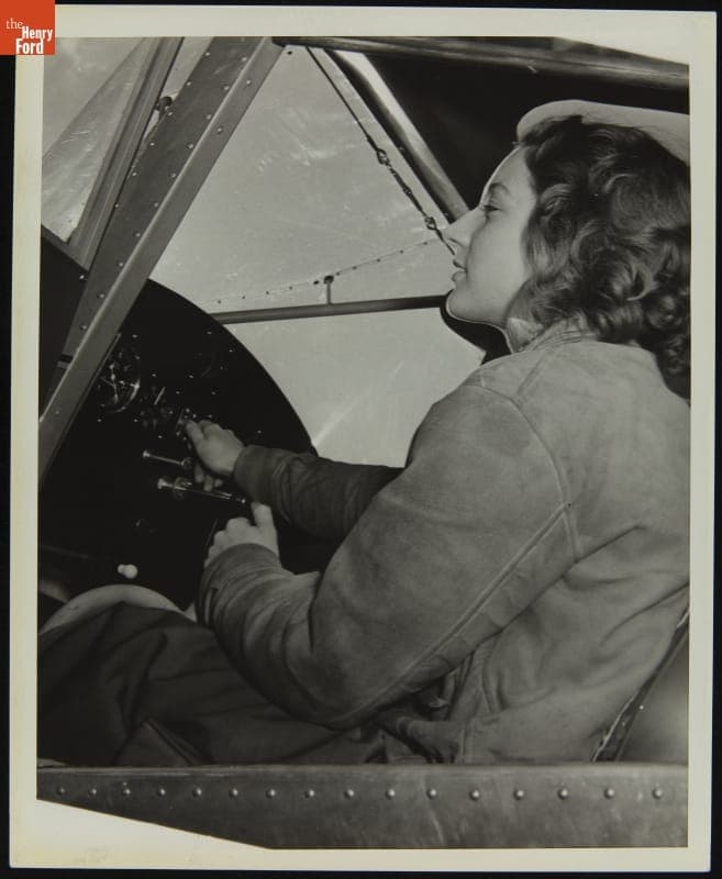 Flight Instructor Barbara Kibbee, Civilian Pilot Training Program, November 21, 1939
