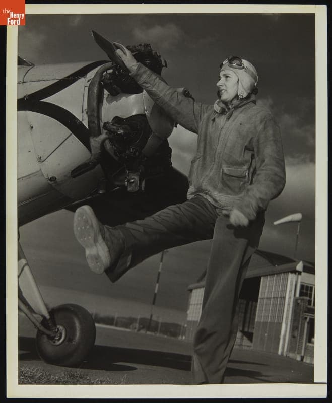 Flight Instructor Barbara Kibbee, Civilian Pilot Training Program, November 21, 1939