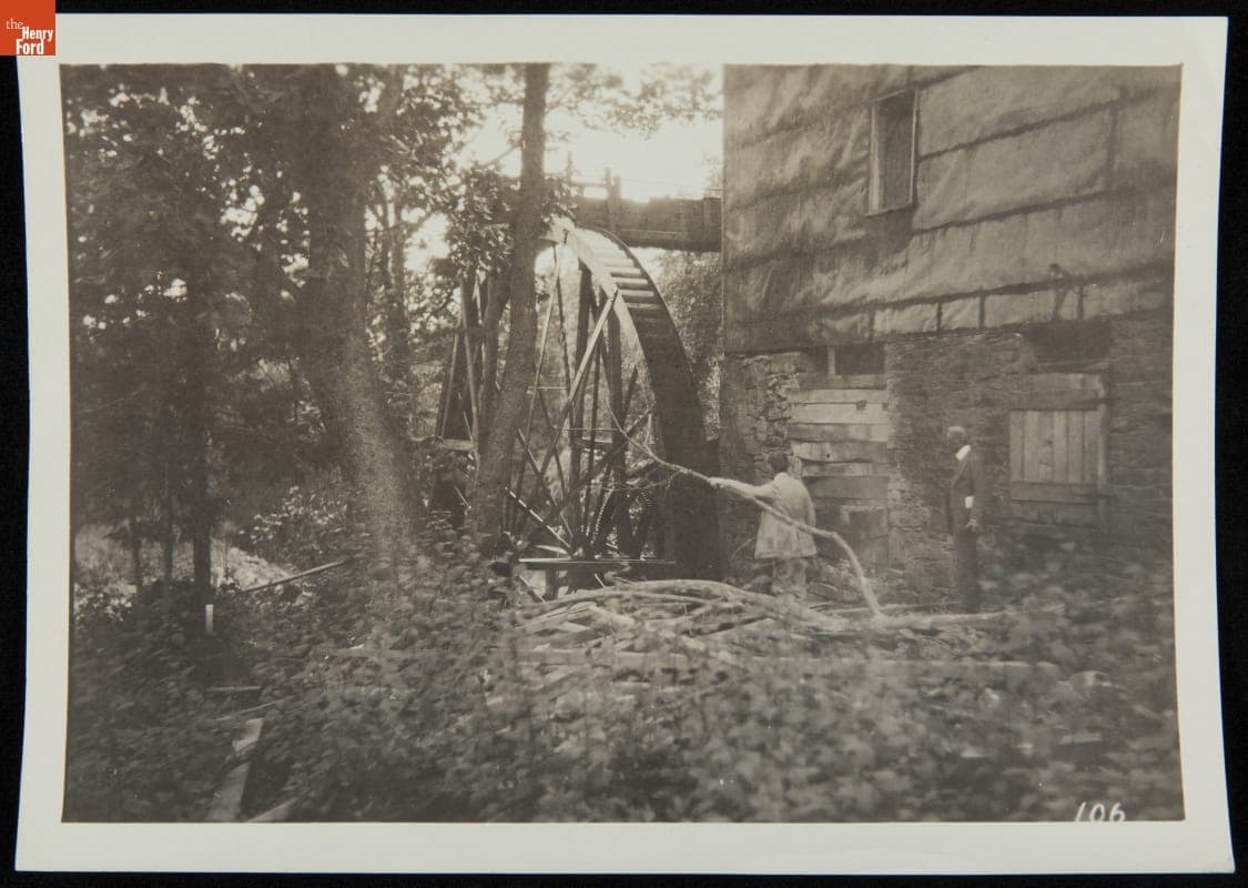 Henry Ford and Harvey Firestone on a "Vagabonds" Trip near Lexington, Virginia, 1918