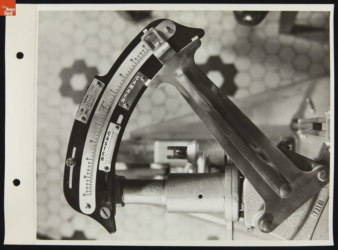 Bean Wheel Alignment Equipment Exhibit, December 1935