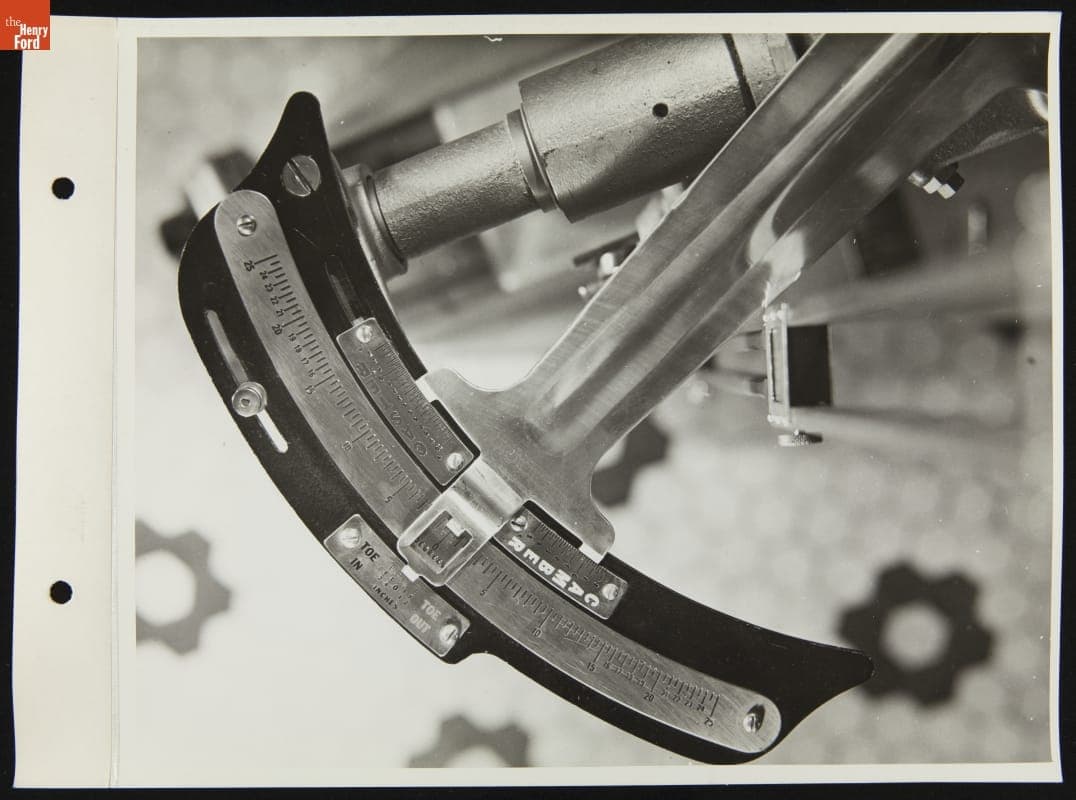 Bean Wheel Alignment Equipment Exhibit, December 1935