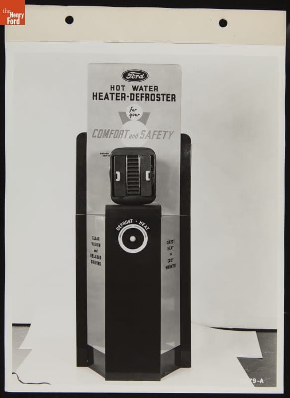 Ford Dealership Heater and Defroster Sales Display, May 1939
