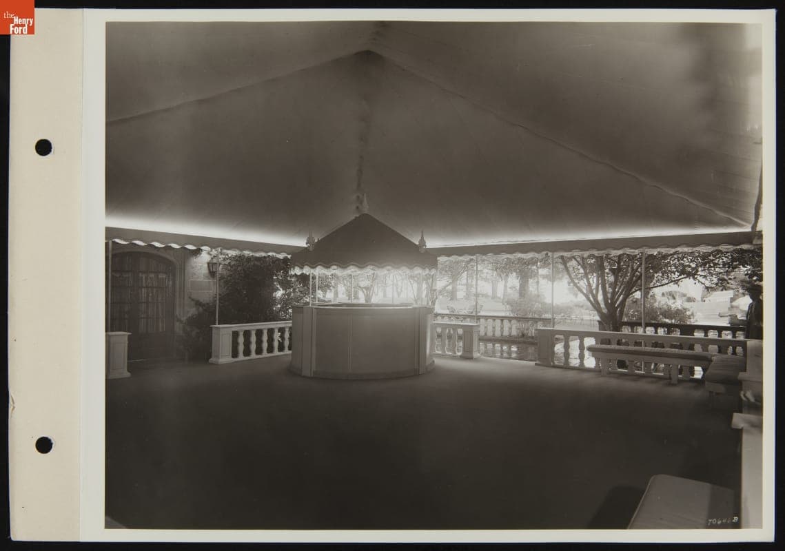 Decorations for Henry Ford II's 21st Birthday Party, September 1938