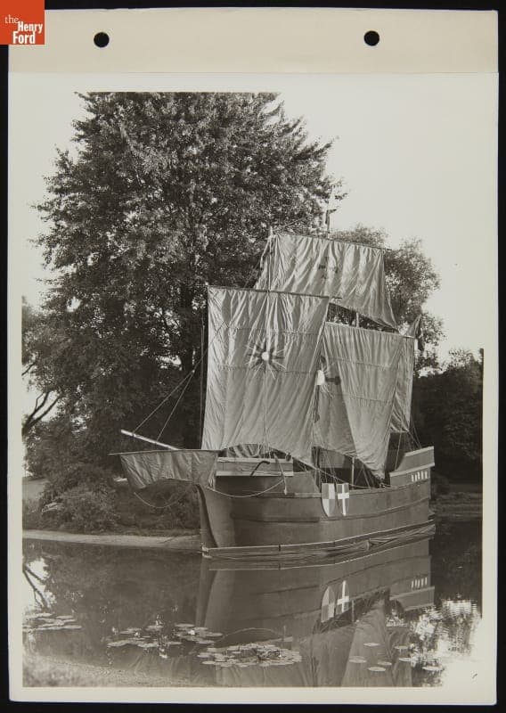 "Pirate Ship" Decoration for Henry Ford II's 21st Birthday Party, September 1938