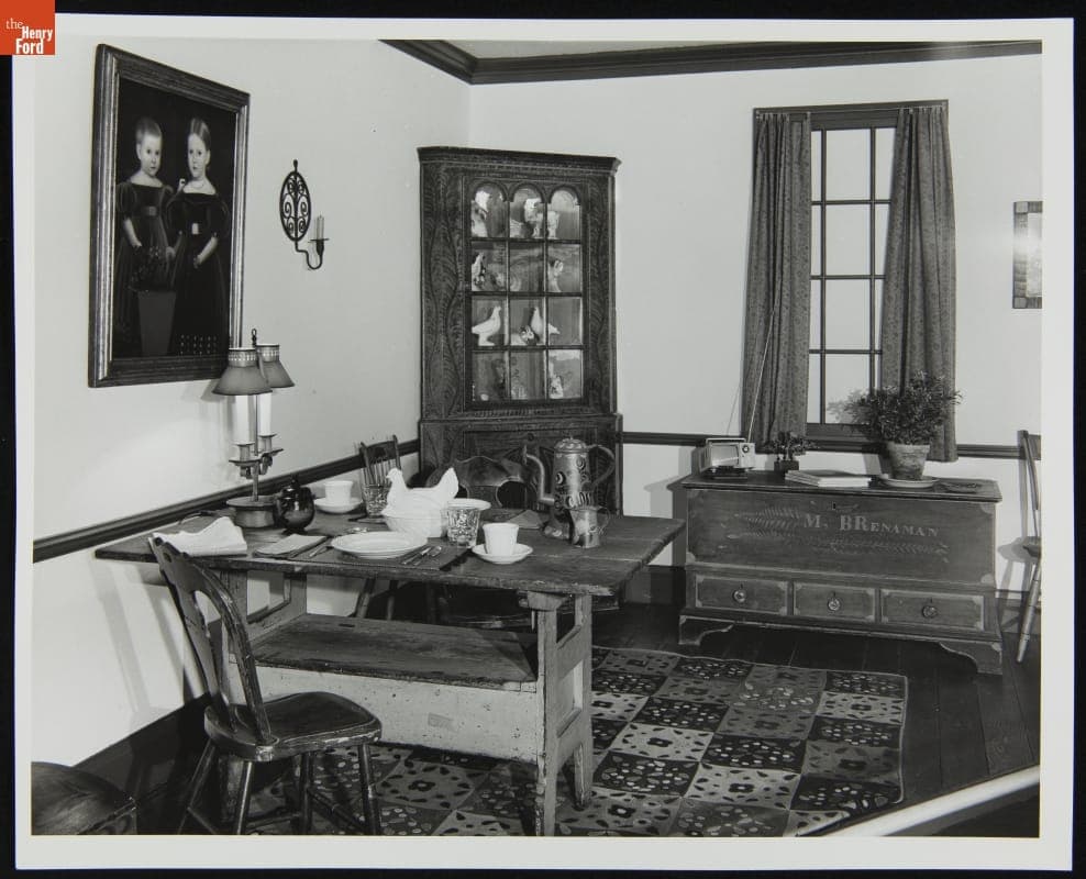 Decorative Arts Display in the Henry Ford Museum Promenade,
