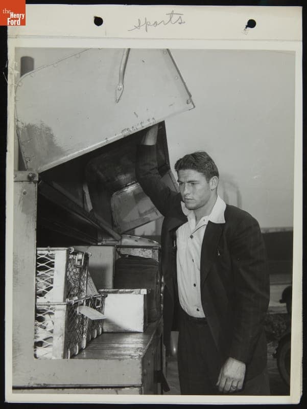 University of Michigan Football Captain Paul White, June 1943