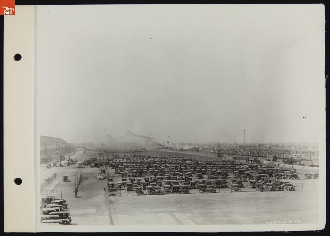 Parking Lot at Rouge Plant, June 1926