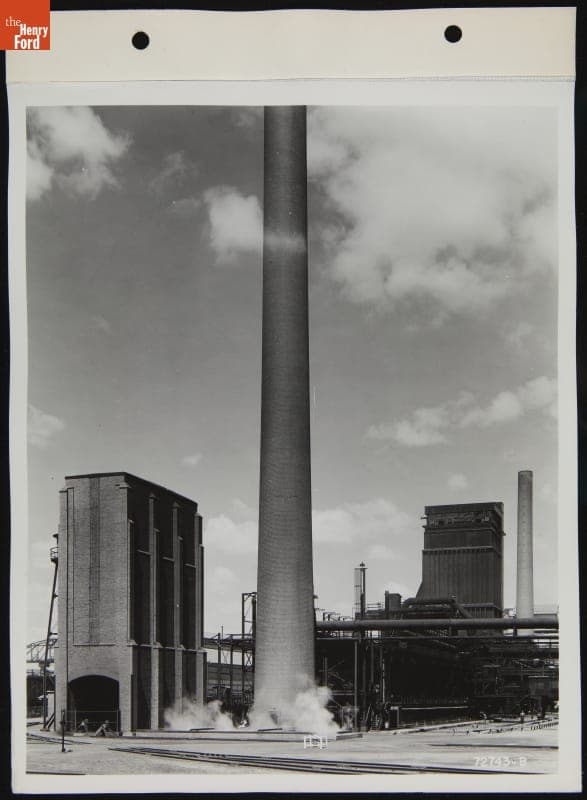Coke Ovens at Ford Rouge Plant Quenching Tower, November 27, 1939