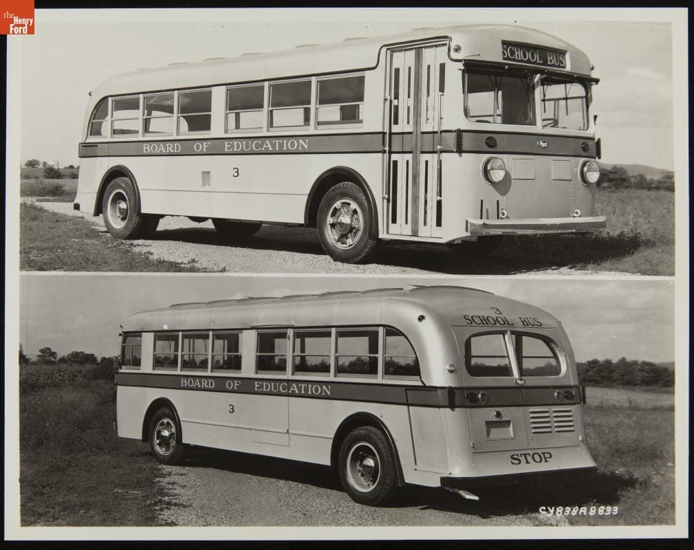 Mack Model CY Bus, "Board of Education" School Bus, August 1938