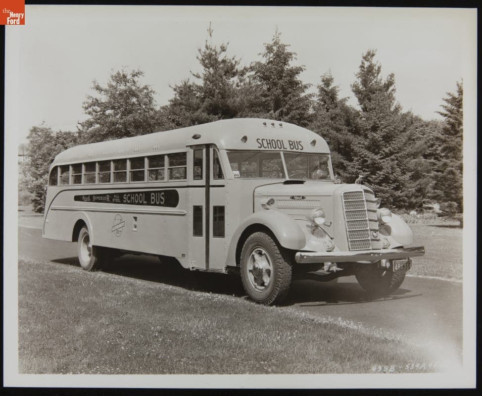 Mack Model 43SB School Bus, "Mack Superior All Steel School Bus," May 1939