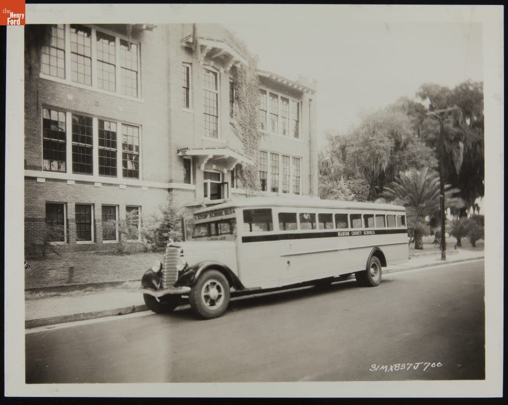 Mack Junior Bus Model 31MX, School Bus in Marion County, Florida, August 1937
