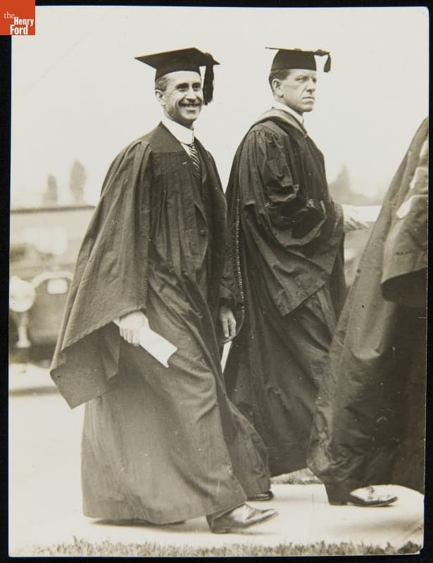 Orville Wright Receiving Honorary Doctor of Science Degree from the University of Cincinnati, 1917