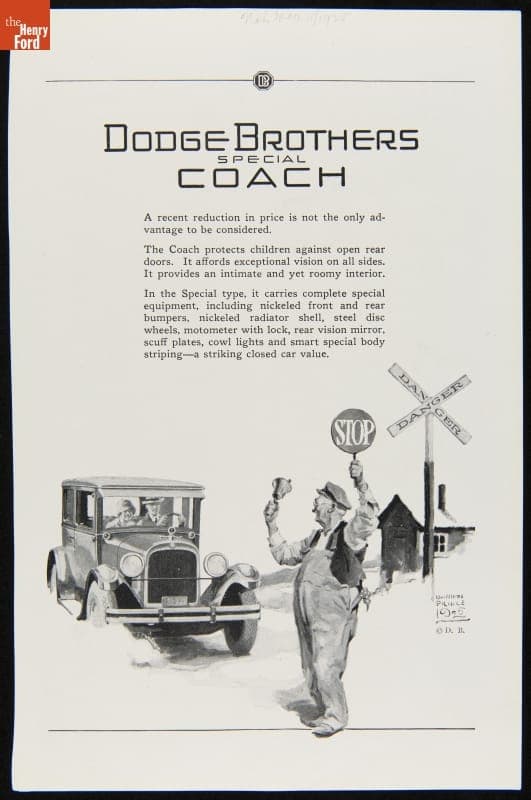 1926 Dodge Brothers Advertisement, "Dodge Brothers Special Coach"