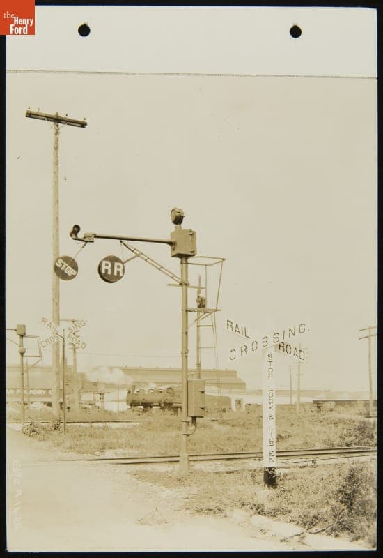 Railroad Crossing Warning Signal, September 1924