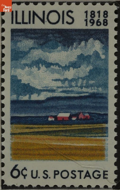 U.S. Postage Stamp. Illinois Statehood Issue, 1968