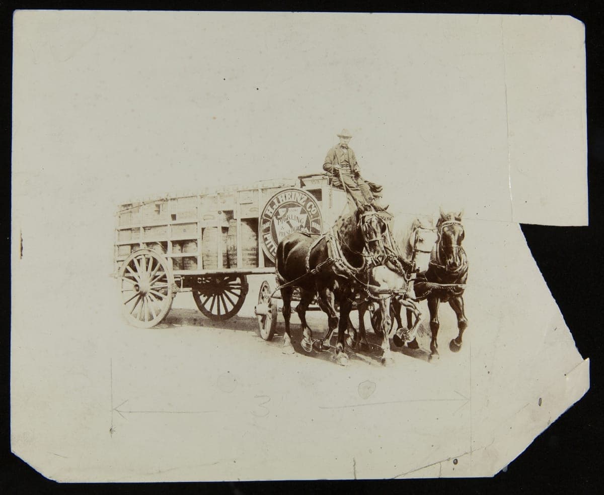 Heinz Blue Ribbon Team with "57 Varieties" Wagon, H. J. Heinz Company