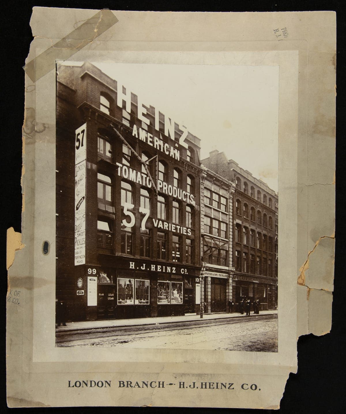 H. J. Heinz Company Branch in London, England, circa 1910