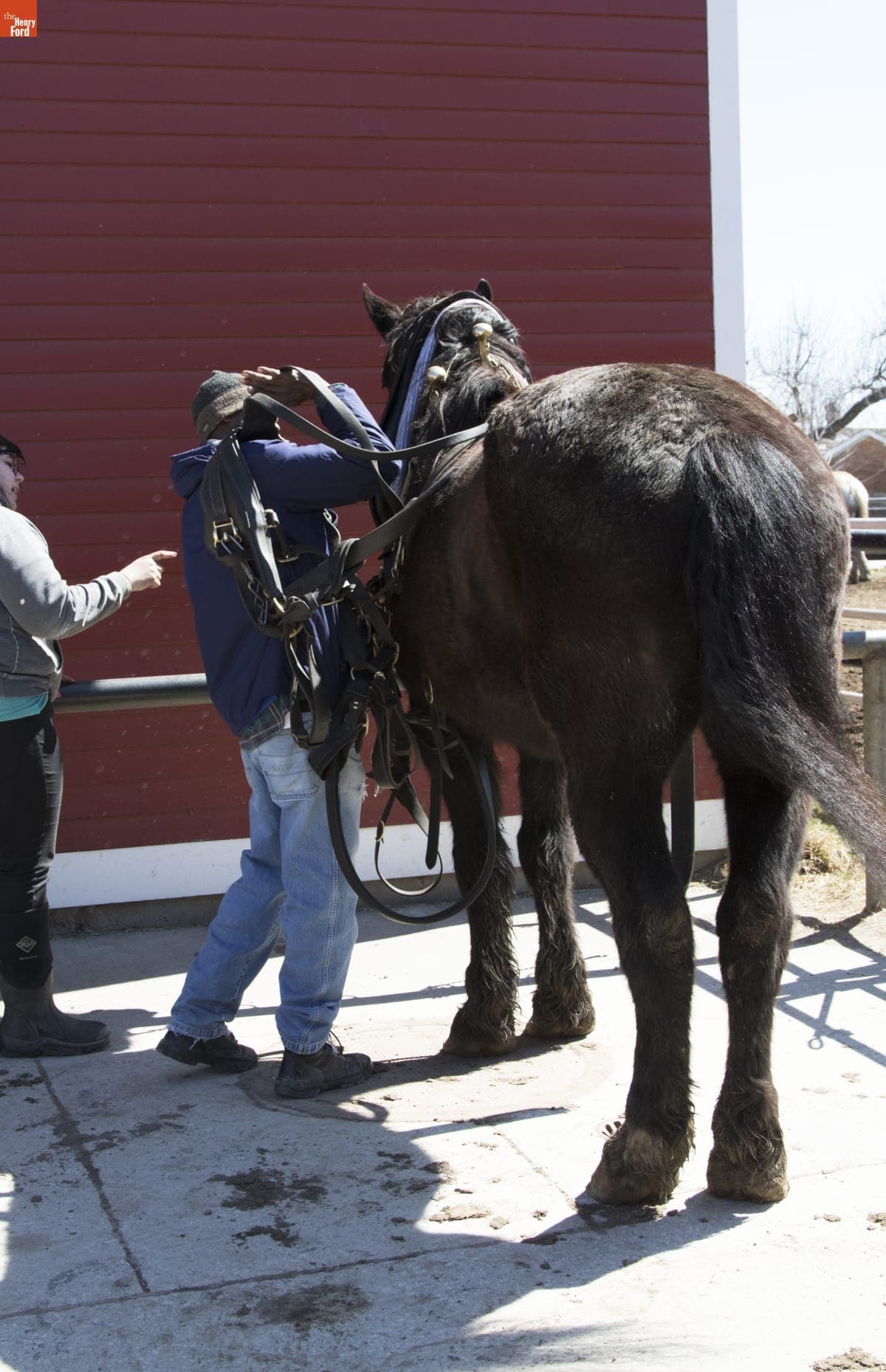 Melvin Parson at William Ford Barn in Greenfield Village