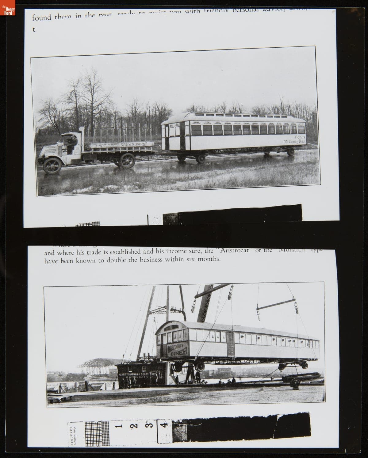 Jerry O'Mahony Diners Being Transported, circa 1928