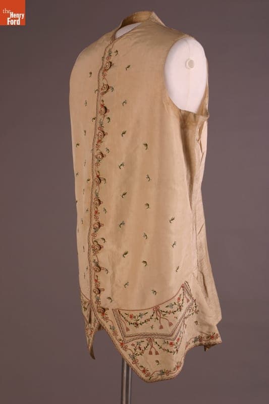 Waistcoat, 1780-1820