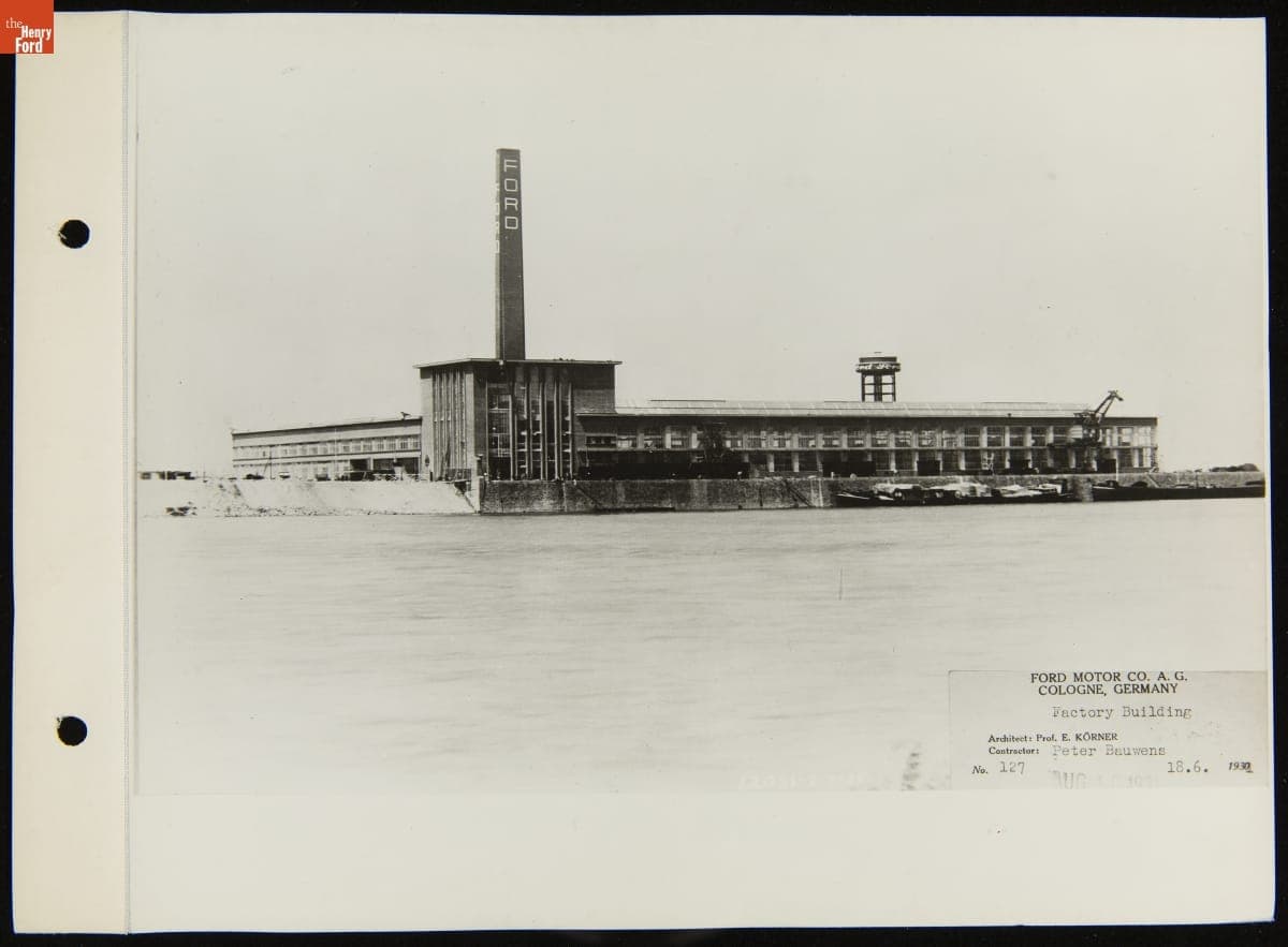 Ford Motor Company Branch in Cologne, Germany, February 7, 1935