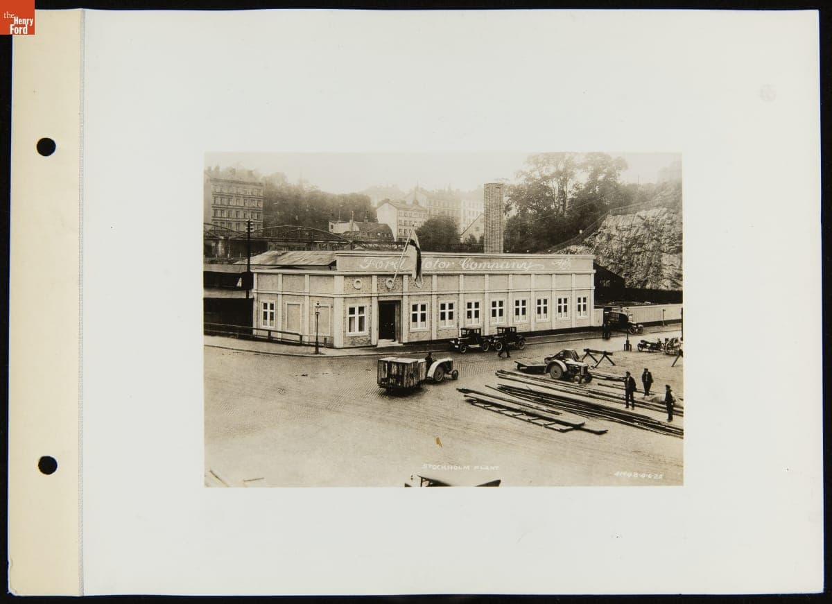Ford Motor Company Branch in Stockholm, Sweden, April 2, 1924