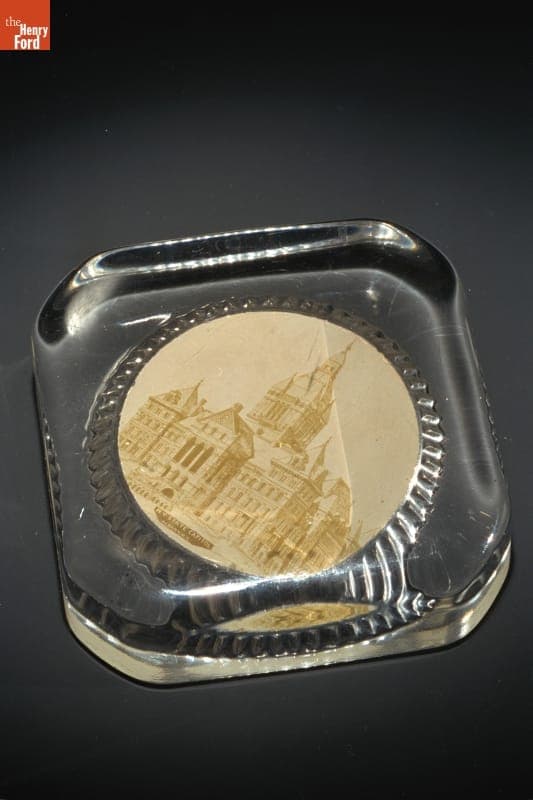 New York State Capitol Souvenir Paperweight, circa 1891
