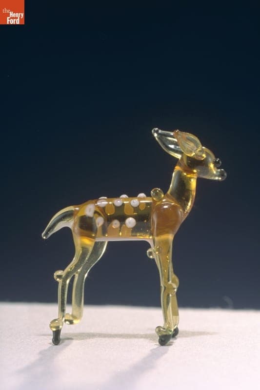 Miniature Glass Figure, Fawn, 1955-1985