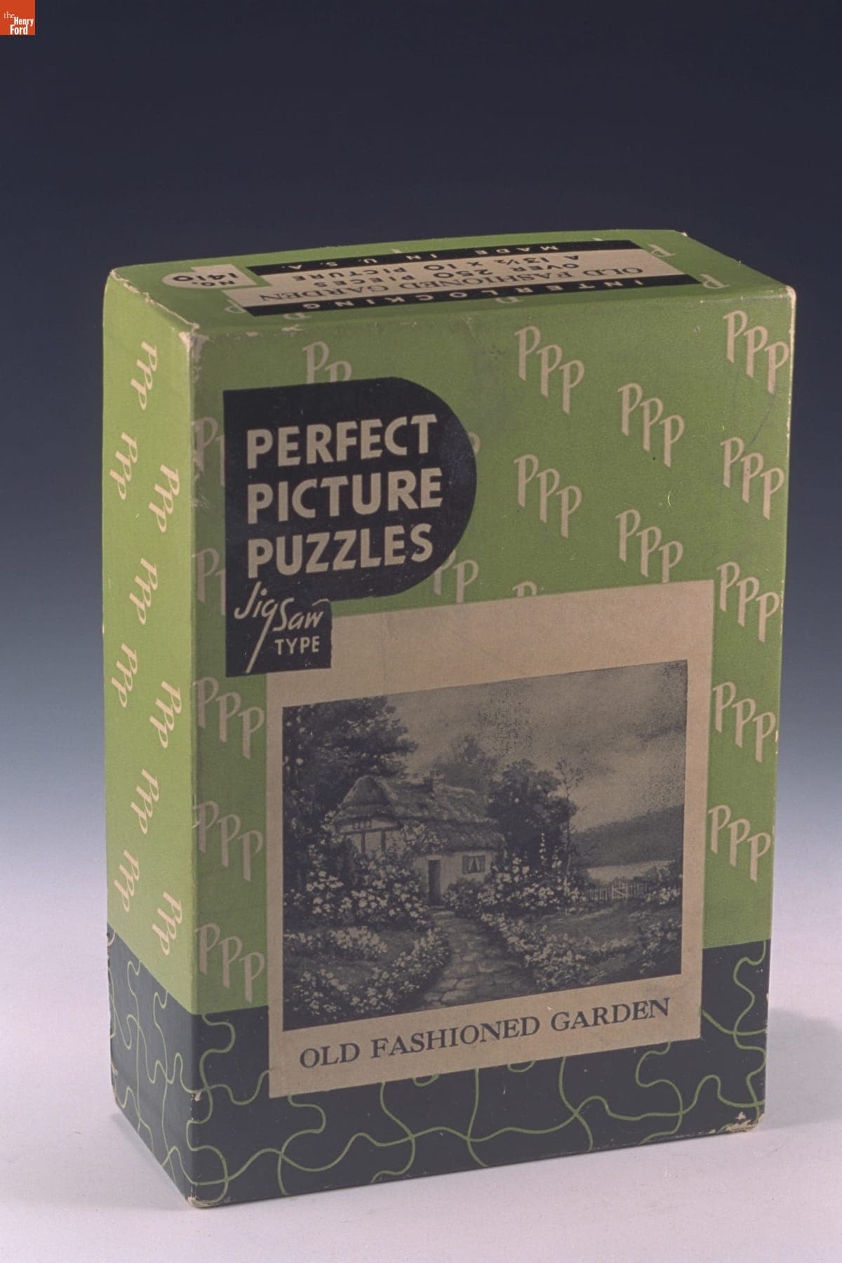 Jigsaw Puzzle, "Old Fashioned Garden," Used by James Greenhoe, 1937-1946