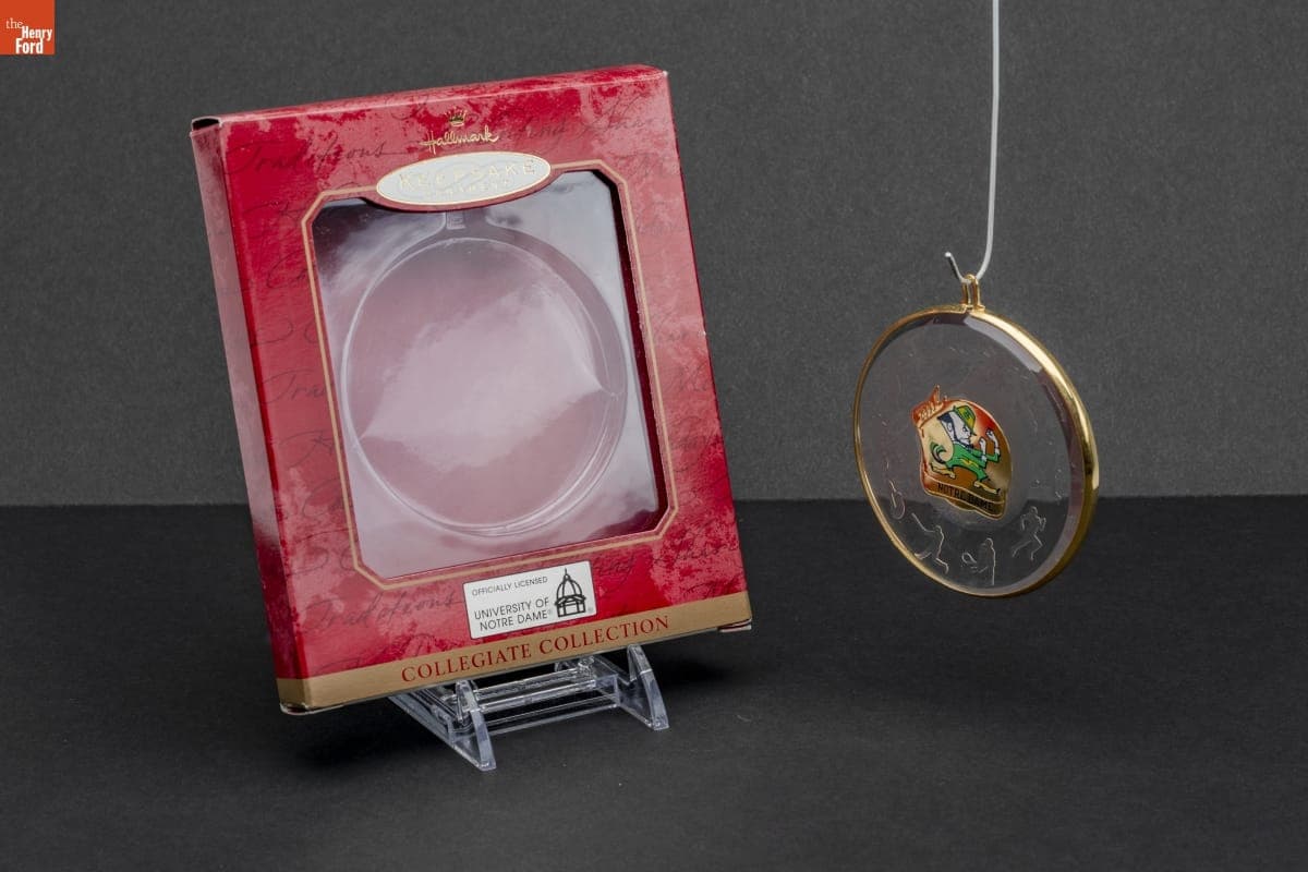 Hallmark "Collegiate Collection: Notre Dame Fighting Irish" Christmas Ornament, 2000