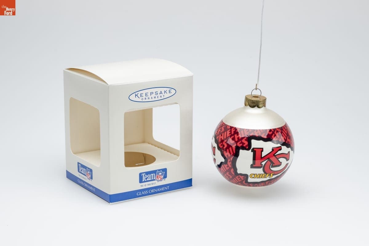 Hallmark "Team NFL: Kansas City Chiefs" Christmas Ornament, 1995