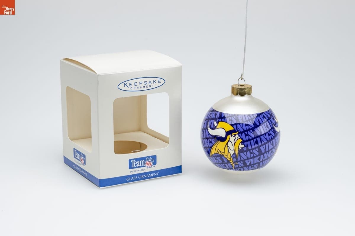 Hallmark "Team NFL: Minnesota Vikings" Christmas Ornament, 1995