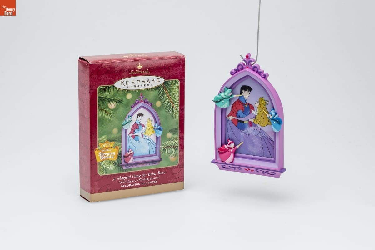 Hallmark "Walt Disney's Sleeping Beauty: A Magical Dress for Briar Rose" Christmas Ornament, 2001